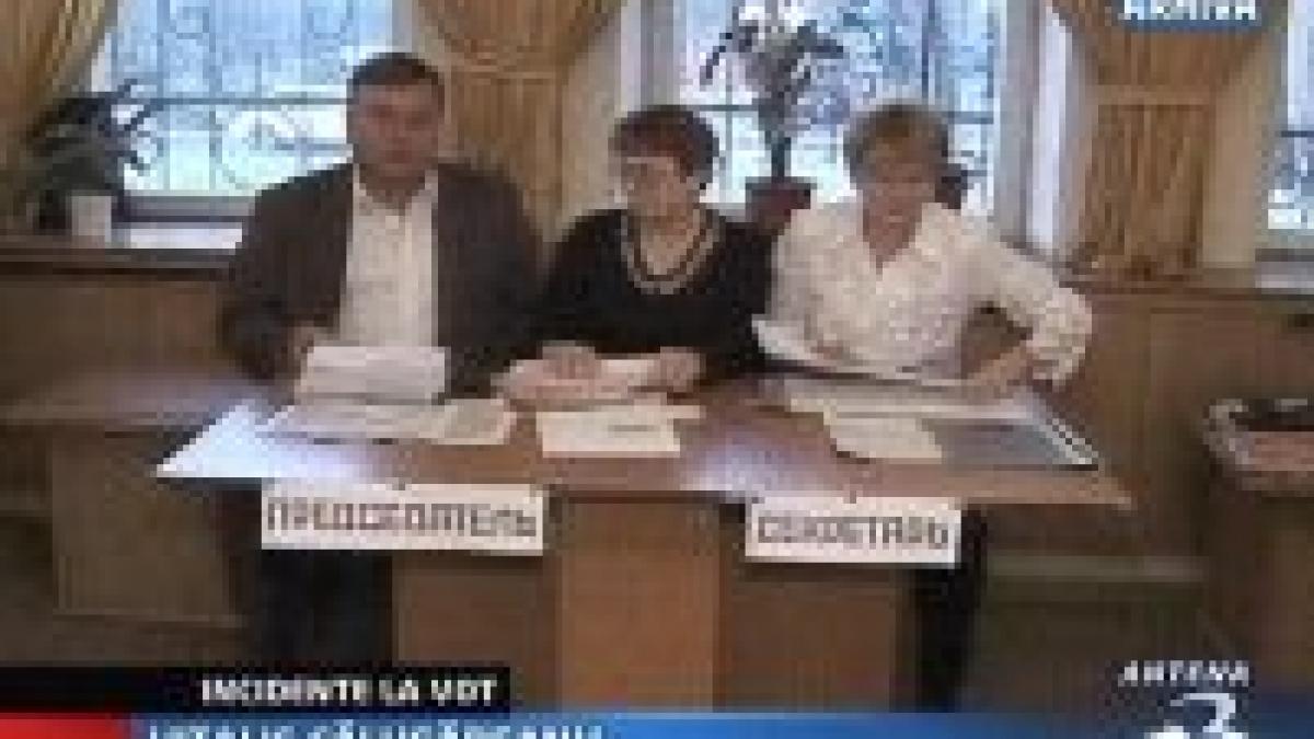 incidente la alegerile locale din moldova