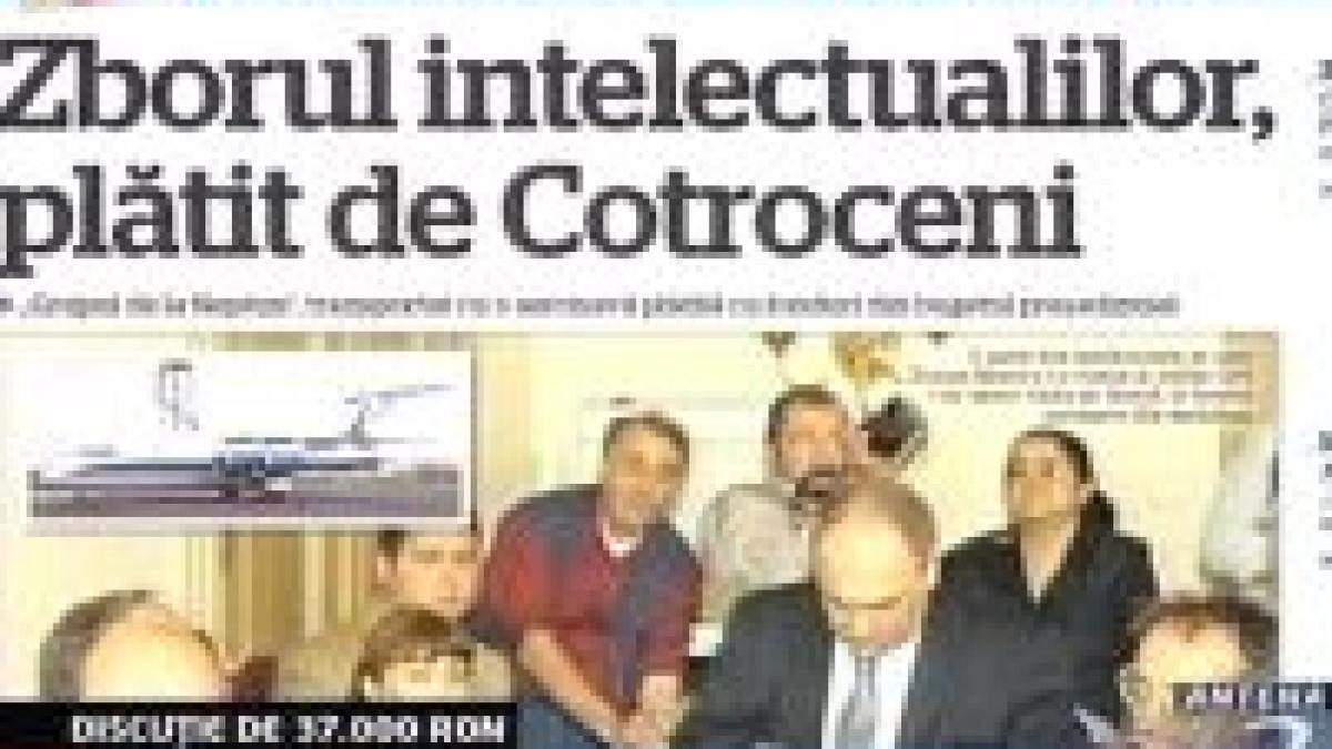 Discuţia cu intelectualii l-a costat scump pe Băsescu
