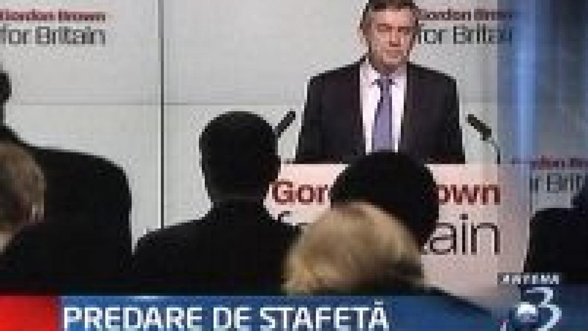 londra gordon brown preia functia de premier