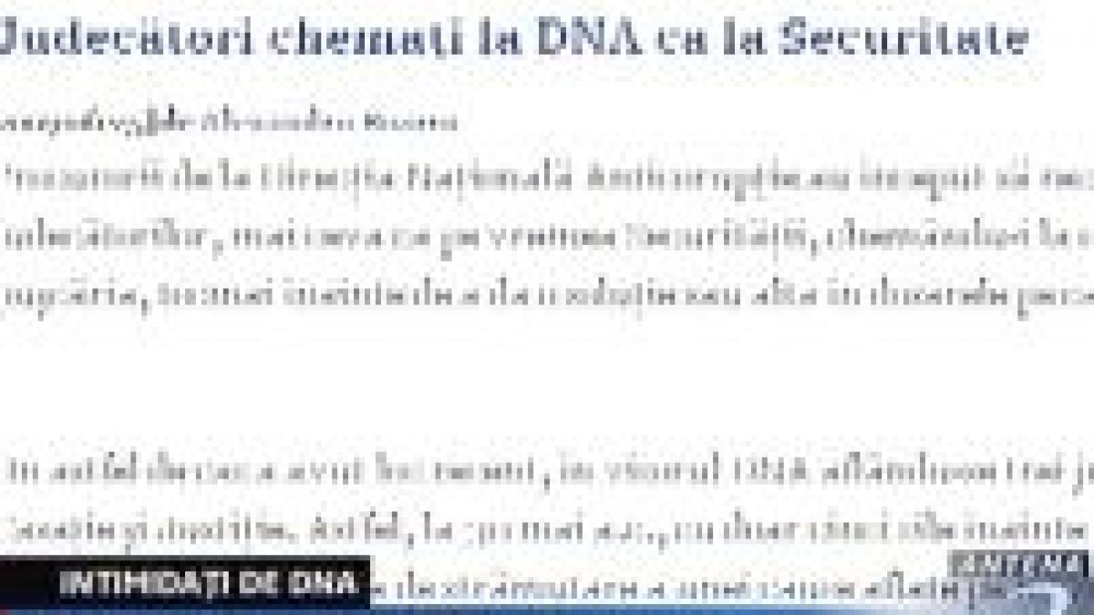 dna noua securitate pentru judecatori