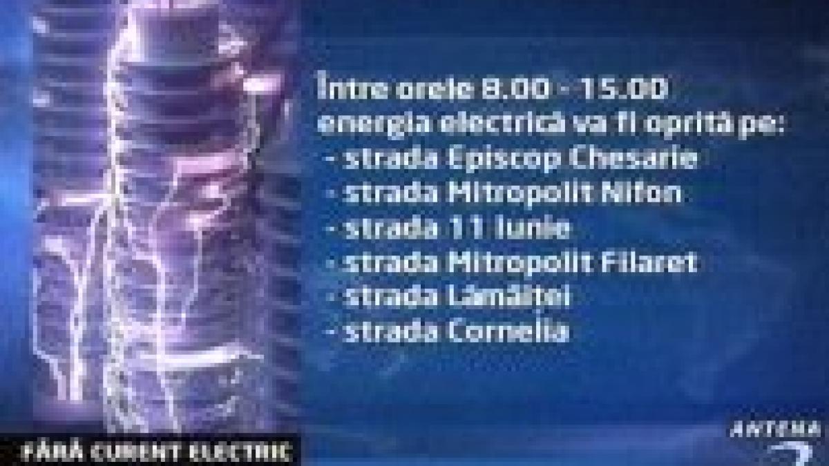 Electrica taie curentul bucureştenilor
