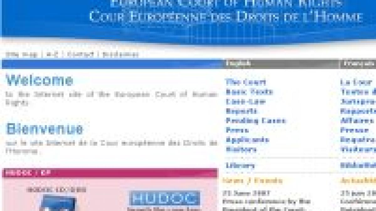 Procesele de la CEDO vor fi transmise pe Internet