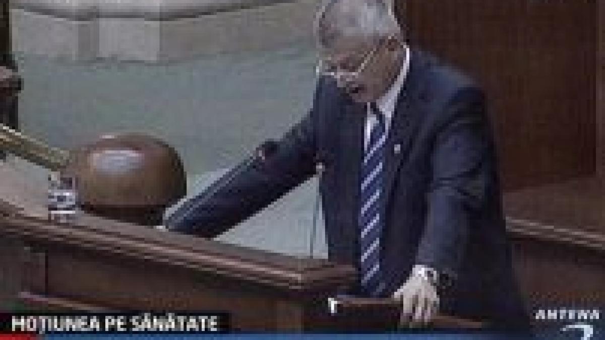 Senatul a respins moţiunea PSD pe Sănătate