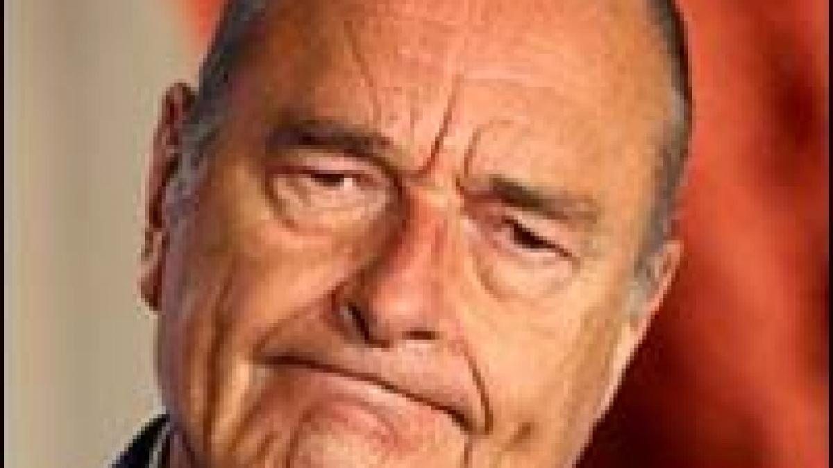 chirac a sforait in timpul discursului unui oficial american