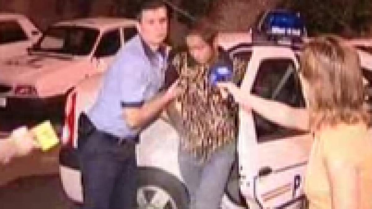 6 masini de politie au urmarit prin capitala un autoturism suspect video