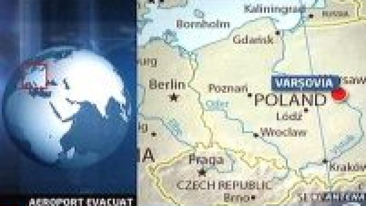 alerta falsa pe aeroportul din varsovia