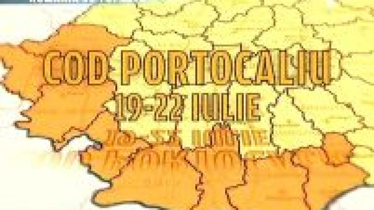 cod portocaliu in 9 judete vor fi peste 40 de grade
