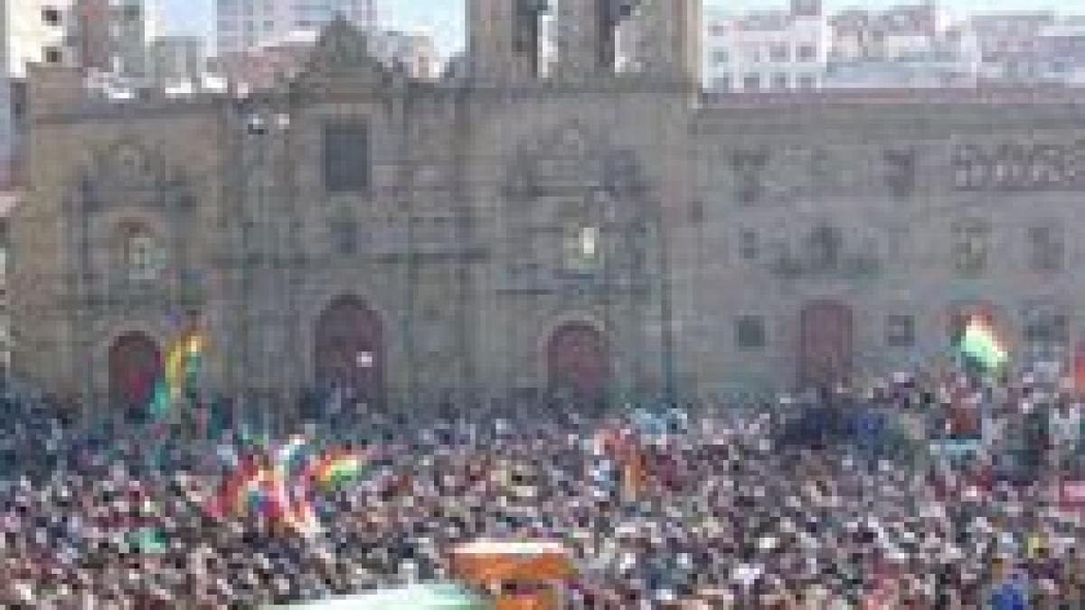Bolivia. Protest de proporţii în capitală 