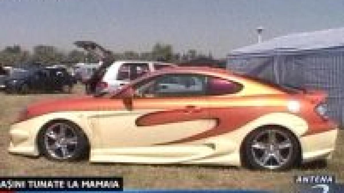 masini si fete frumoase la party tuning in mamaia
