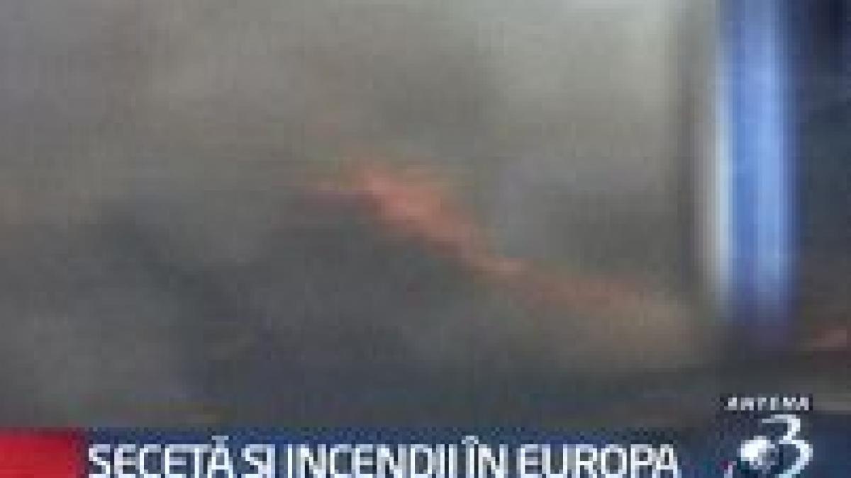 canicula si incendii in europa