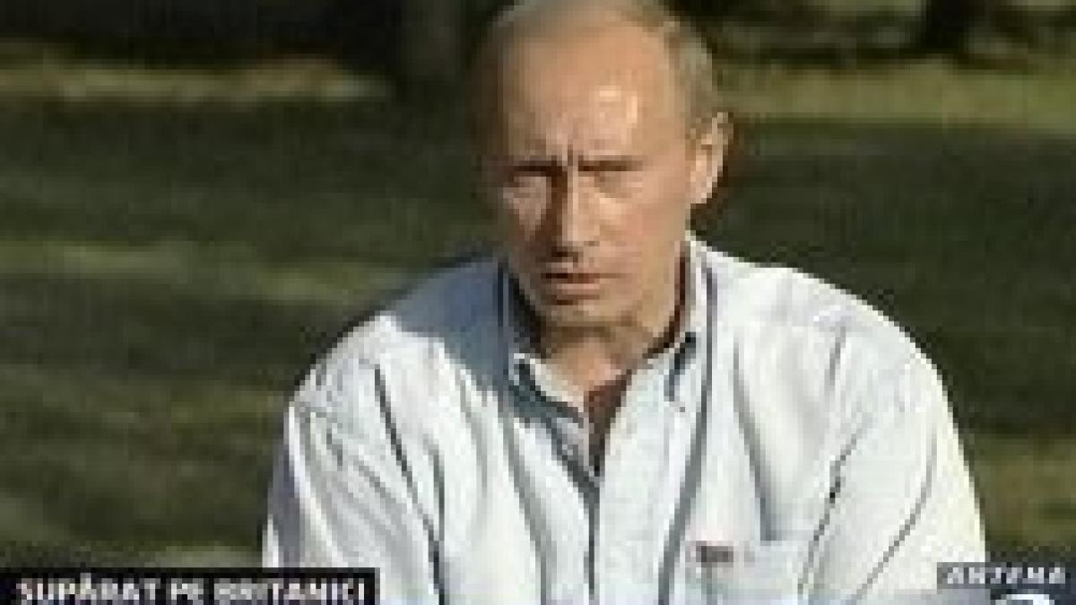 putin ii ataca pe britanicii cu o mentalitate coloniala