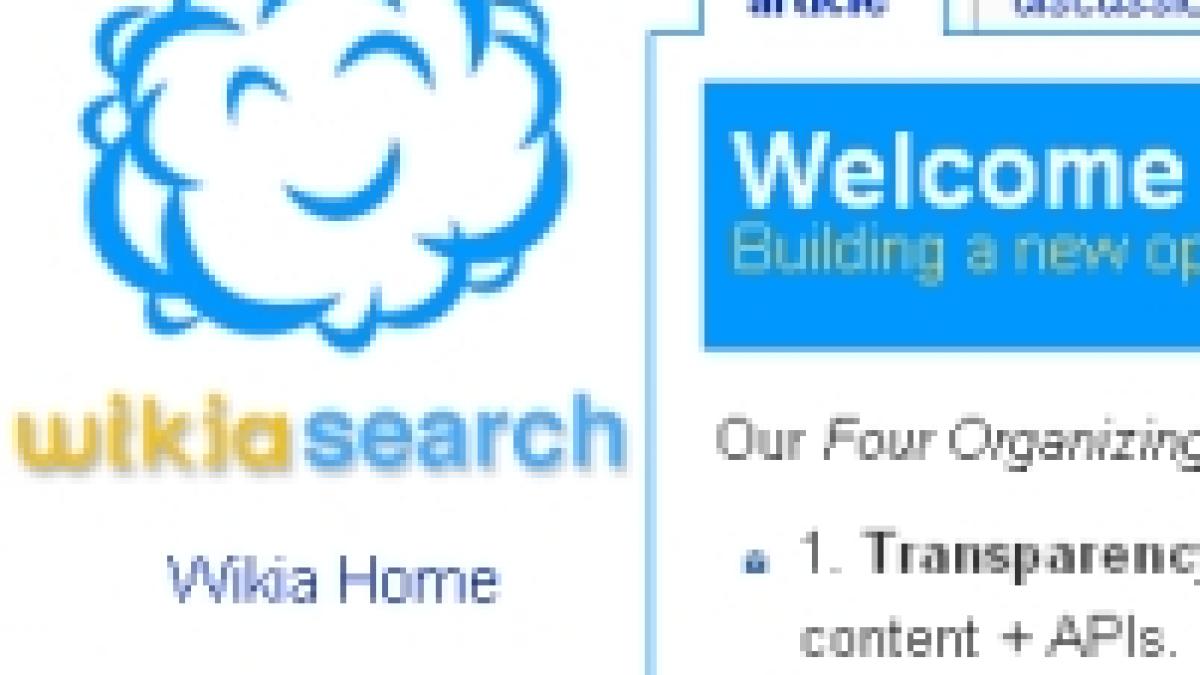 wikia un motor de cautare open source va concura google si yahoo