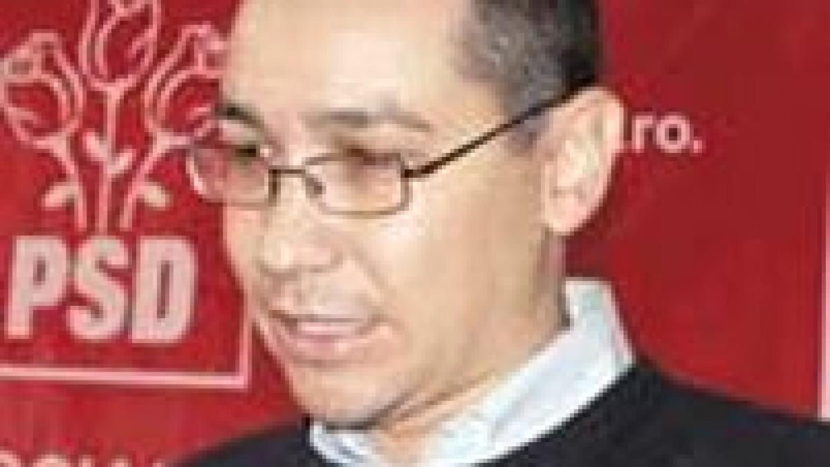 ponta vrea motiune de cenzura