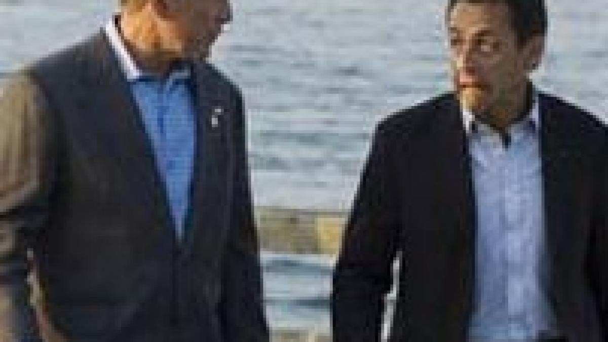 bush l a invitat pe sarkozy la un hamburger