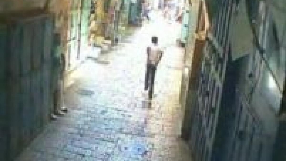 israel terorist arab ucis pe strada de un gardian imagini socante