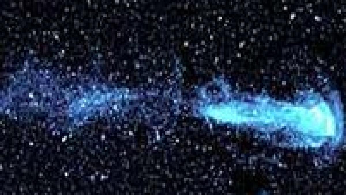 NASA a descoperit o stea a cărei coadă are 13 ani-lumină