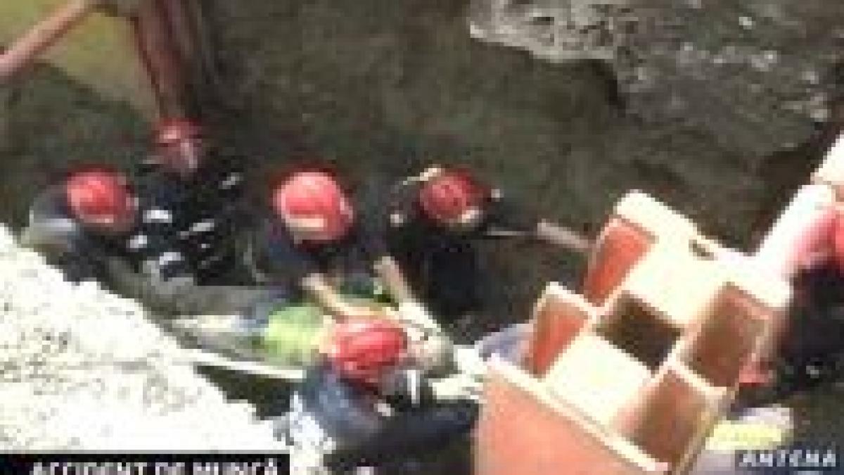 un muncitor ingropat de viu in zona grozavesti