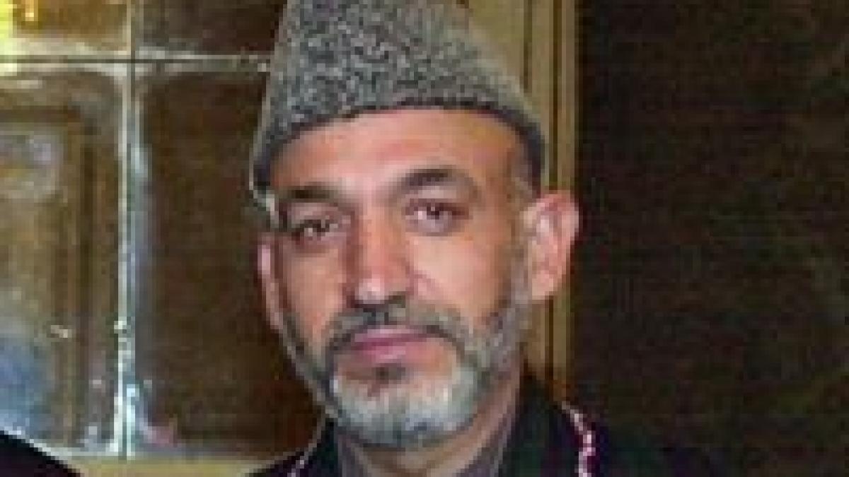 discursul presedintelui afgan intrerupt de zgomot de focuri de arma