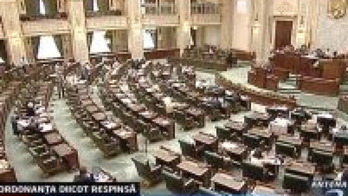 ordonanta diicot a fost respinsa la senat