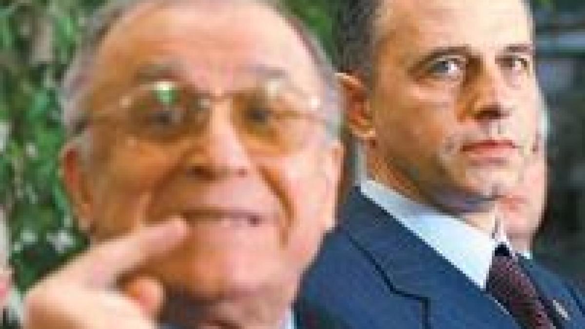 iliescu si geoana au ajuns la cutite din cauza motiunii