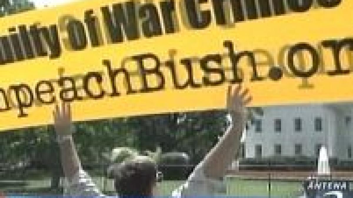 washington 100 de arestari la un mars pentru retragerea trupelor din irak