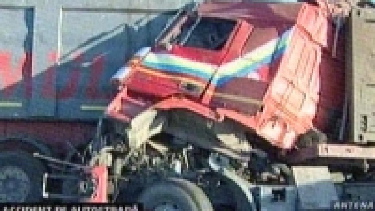 grav accident pe autostrada soarelui un barbat a murit video