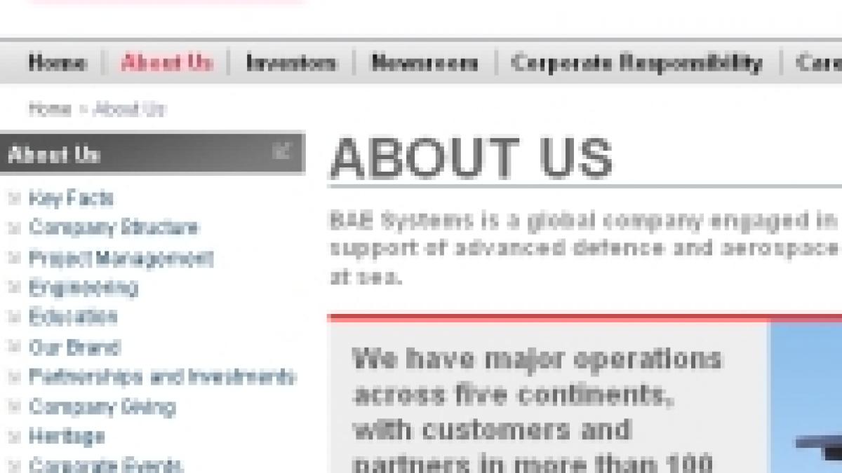 bae systems implicata intr un nou scandal de coruptie