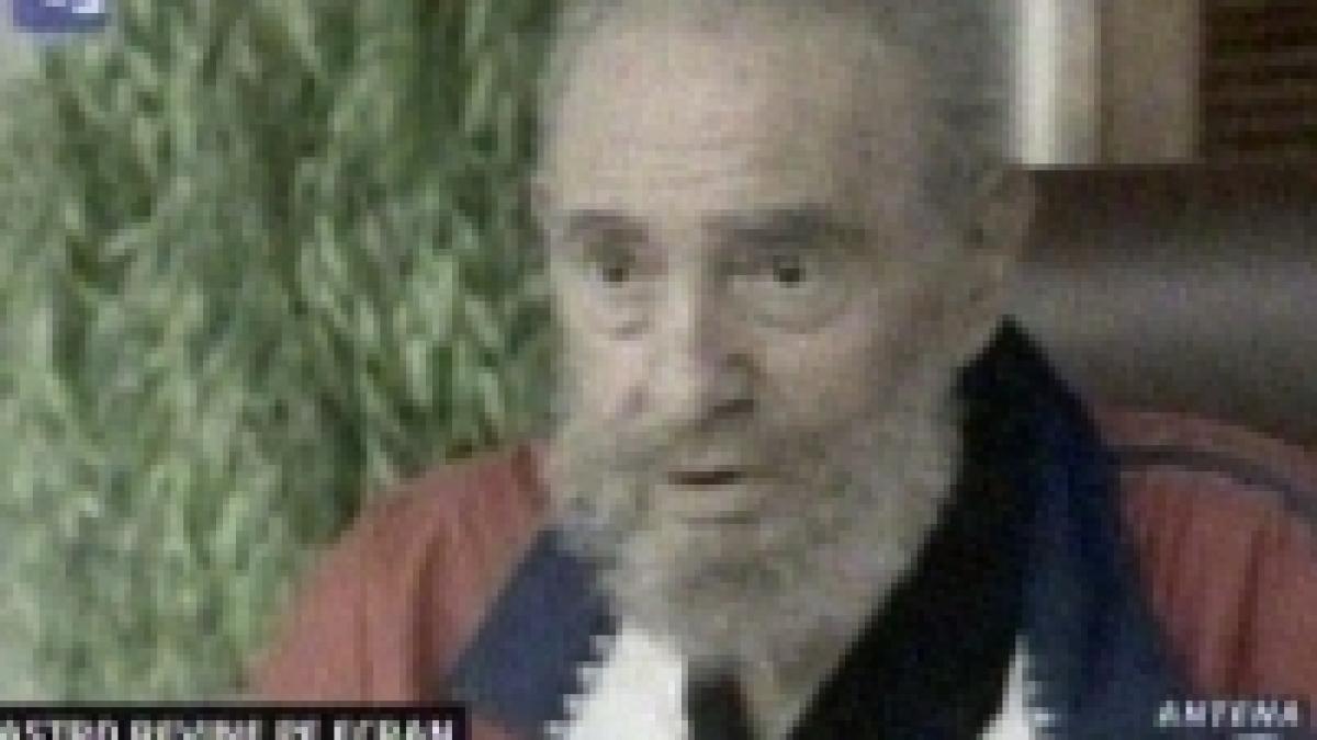 surpriza in cuba o noua aparitie publica a lui fidel castro video