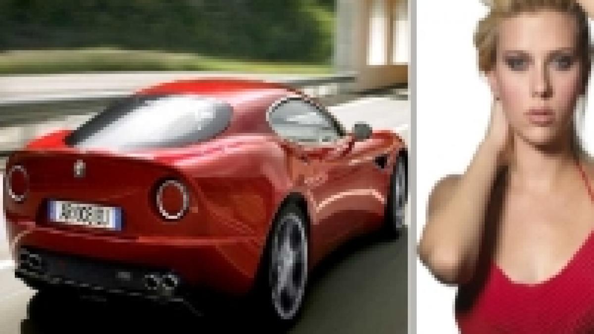 alfa romeo 8c competizione si scarlett johansson combinatia ideala galerie foto