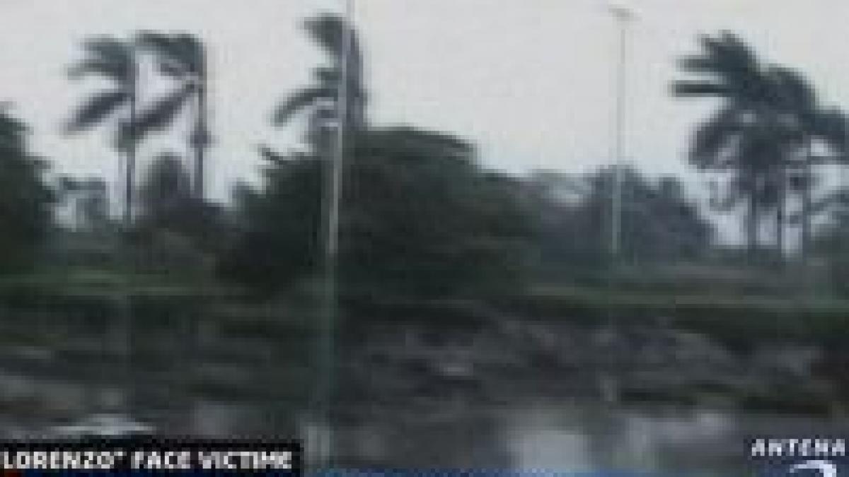 uraganul lorenzo a facut 3 victime in mexic