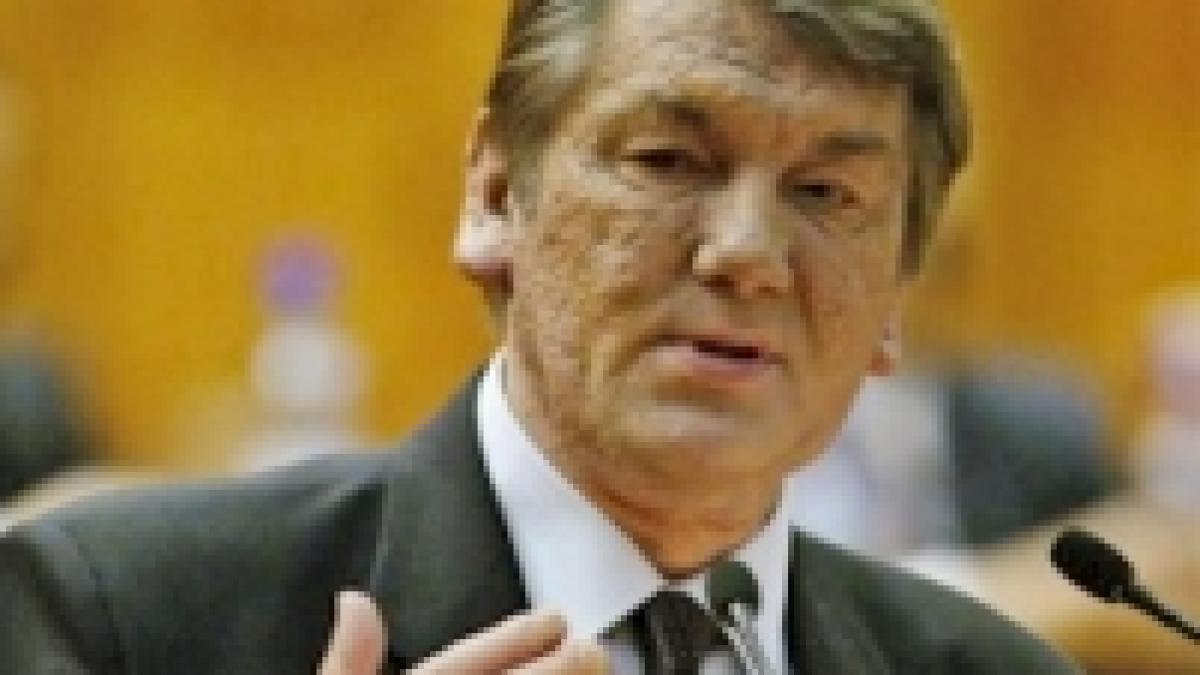ucraina iuscenko propune o coalitie intre pro rusi si pro occidentali