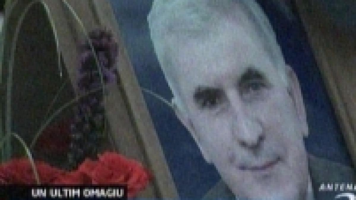 trupul neinsufletit al lui antonie iorgovan a fost depus la senat
