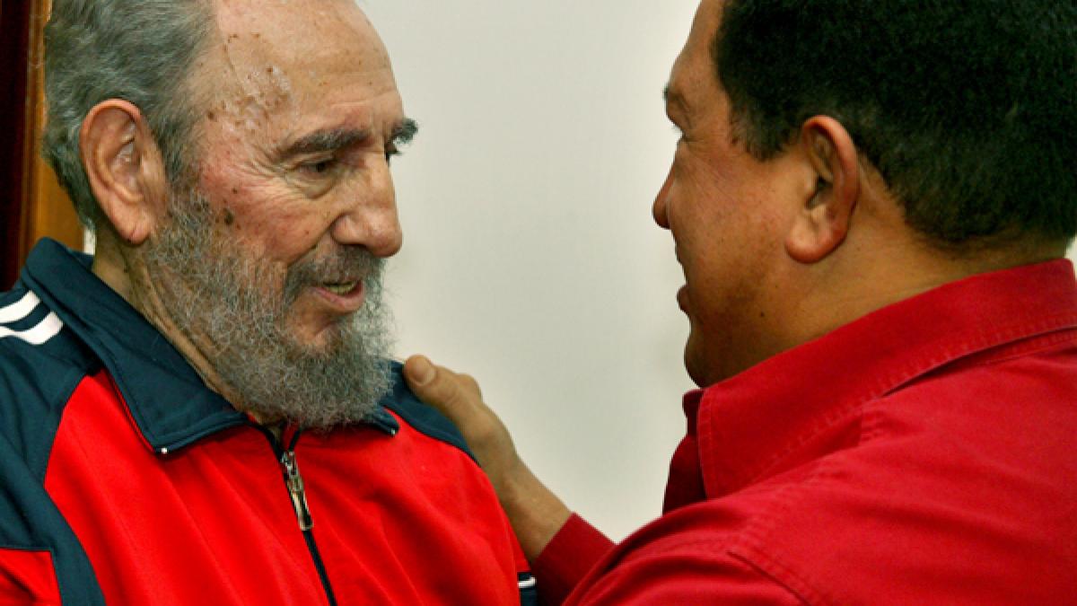fidel castro ar putea fi invitat in direct la emisiunea tv a lui chavez