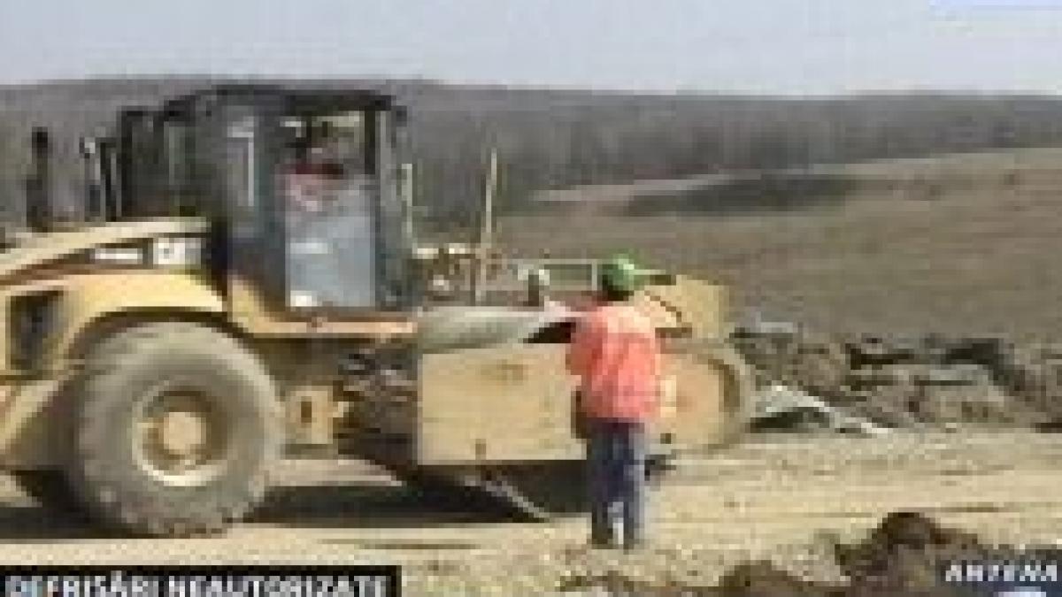 defrisarile neautorizate in vizorul agentiei de mediu