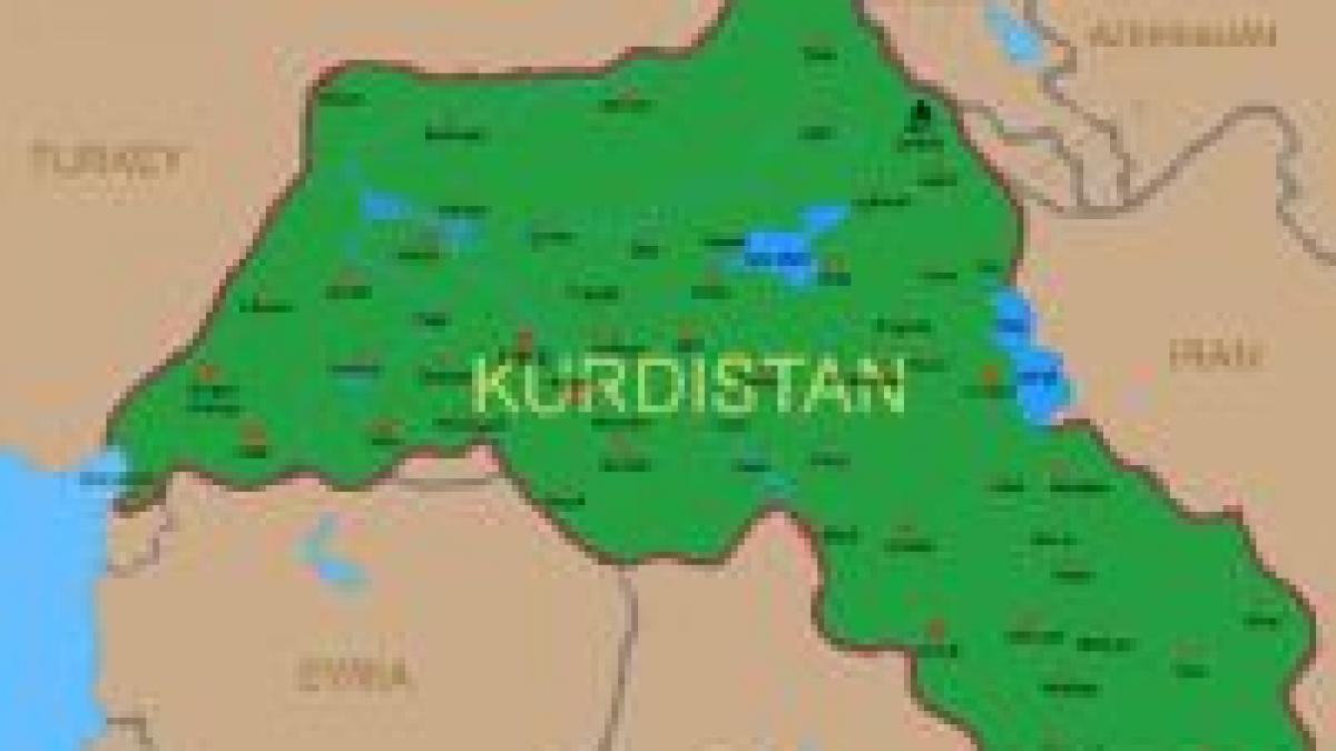 kurzii protesteaza impotriva incursiunilor militare turcesti