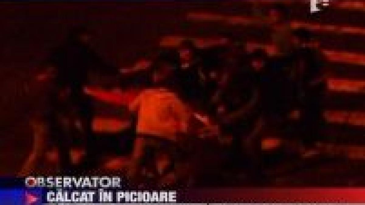 un clujean a fost la un pas sa fie ucis in bataie pe strada imagini socante