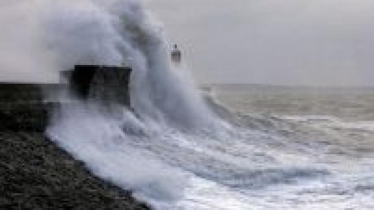 Furtună puternică în vestul Europei