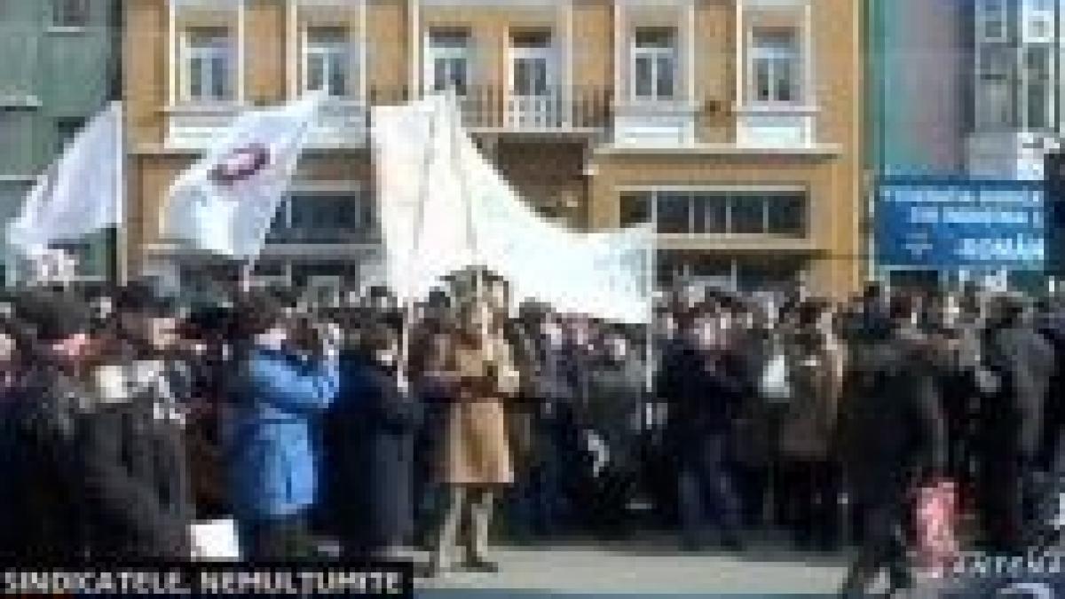 sindicatele sunt nemultumite de salariul minim de 500 de lei