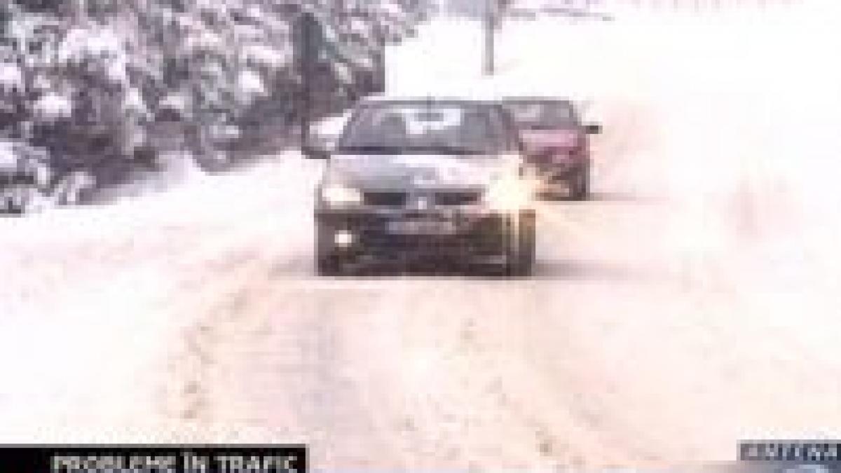 ninsorile au dat peste cap traficul rutier in mehedinti