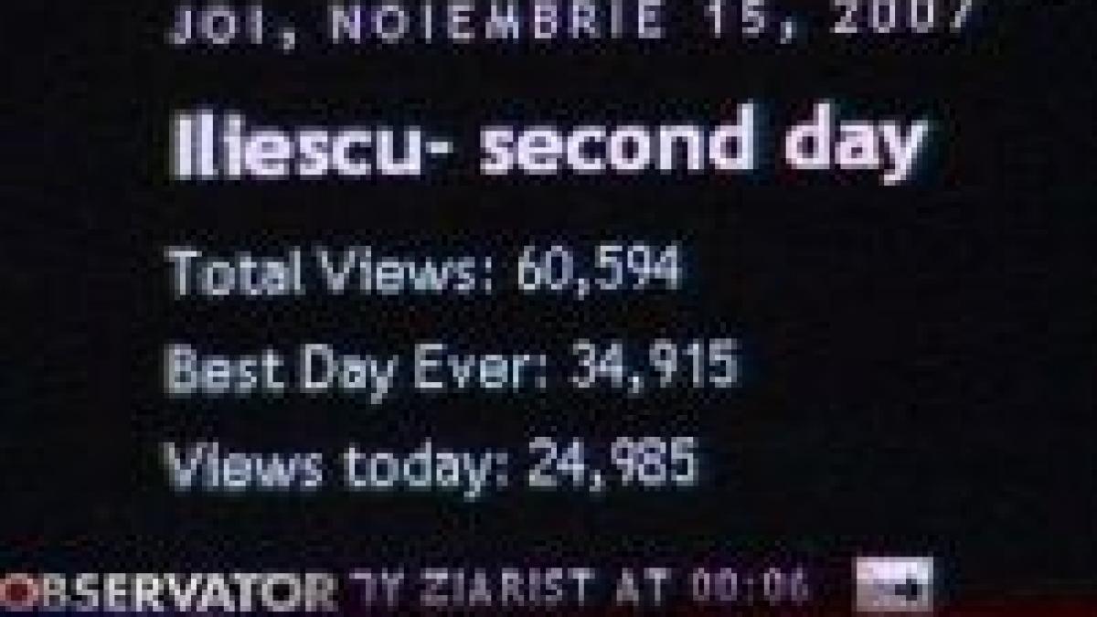 iliescu promite ca blogger 60 000 de vizite in 2 zile video