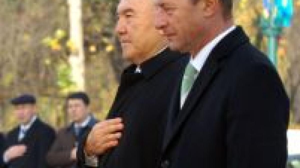 basescu a primit vizita ultimului oligarh in viata din fosta urss video