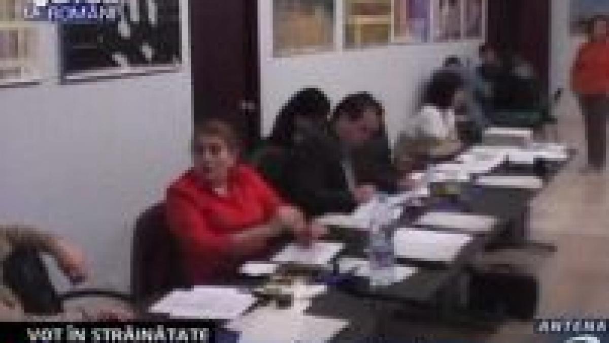 romanii din strainatate nu s au inghesuit la vot