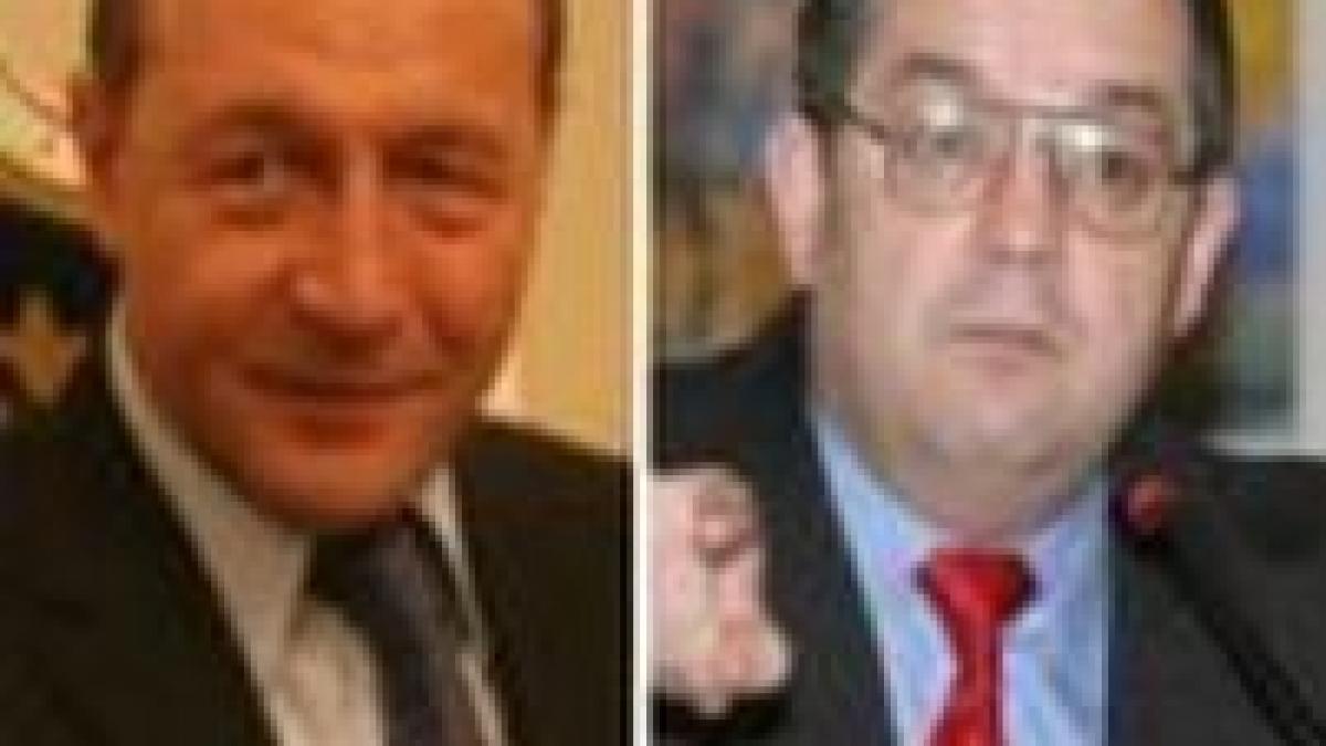 basescu a discutat cu liderii pd duminica seara doar 2 minute