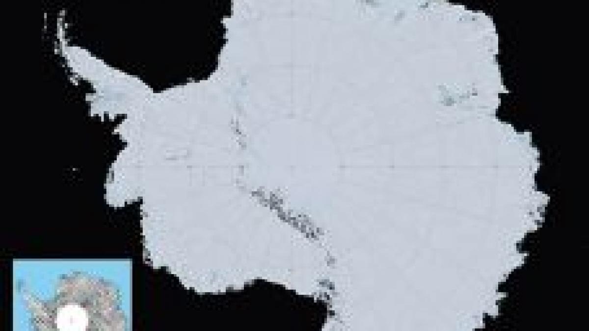 o noua harta a antarcticii a fost data publicitatii galerie foto