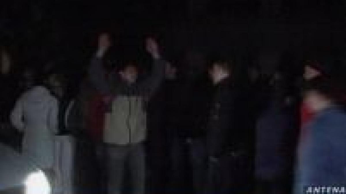 studentii din brasov au protestat pentru ca nu aveau apa si curent video