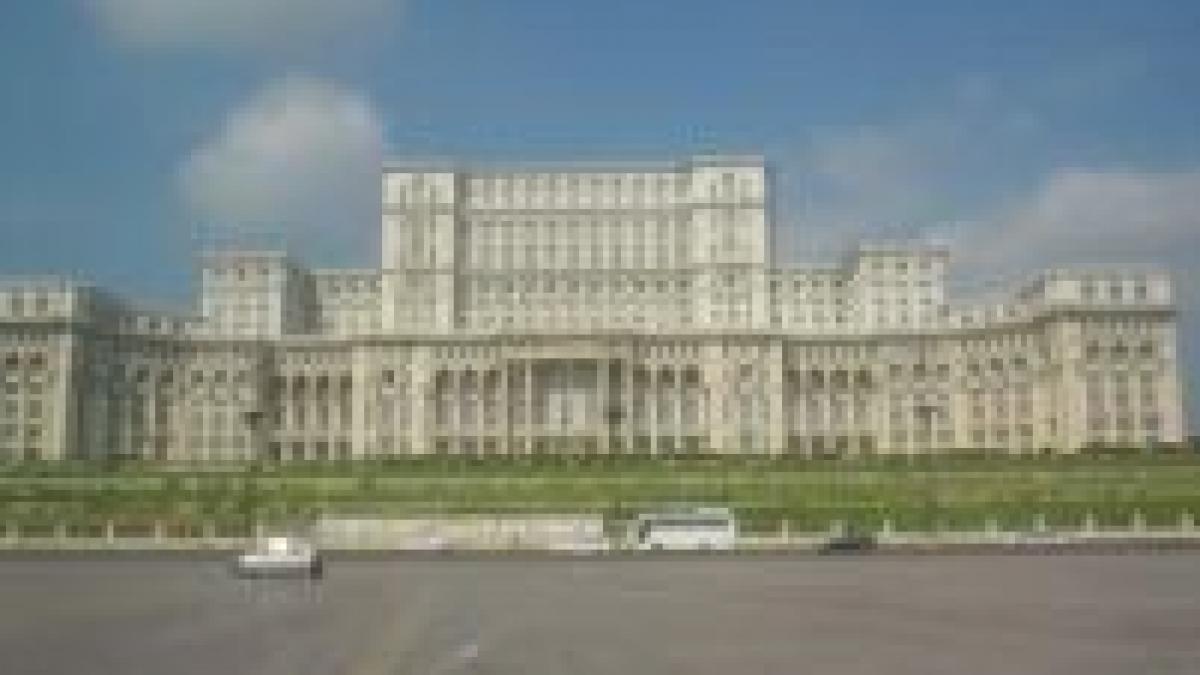 palatul parlamentului a fost pentru cateva ore deschis publicului video