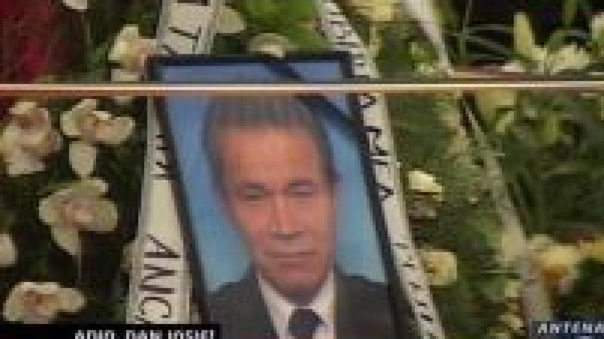 trupul lui dan iosif a fost depus la parlament pentru omagii