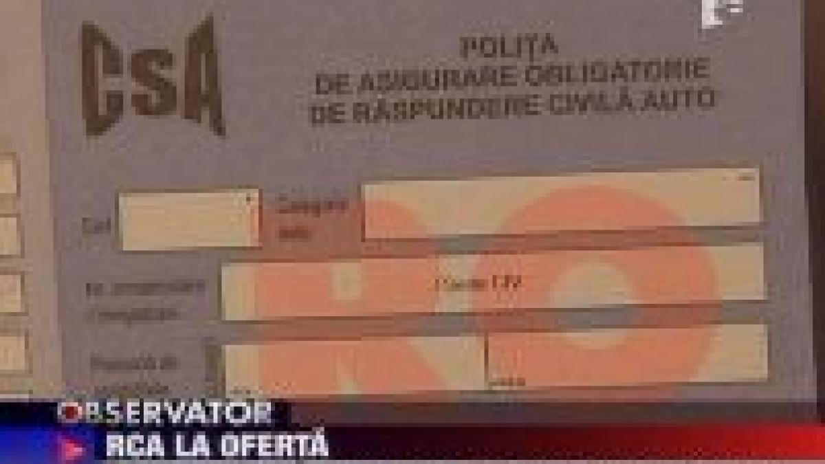 polita rca nu va mai putea fi platita in tonete pe trotuare