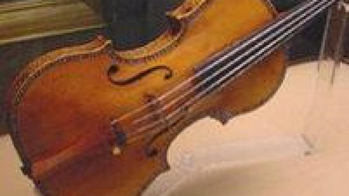 alexandru tomescu a sustinut primul sau recital pe vioara stradivarius