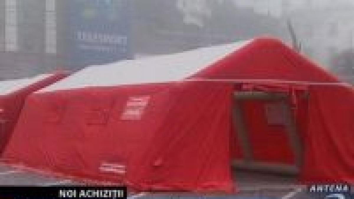 ministerul sanatatii a achizitionat un spital mobil pentru situatii de urgenta